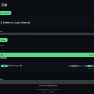 Uptime Monitoring & Alerting System Setup